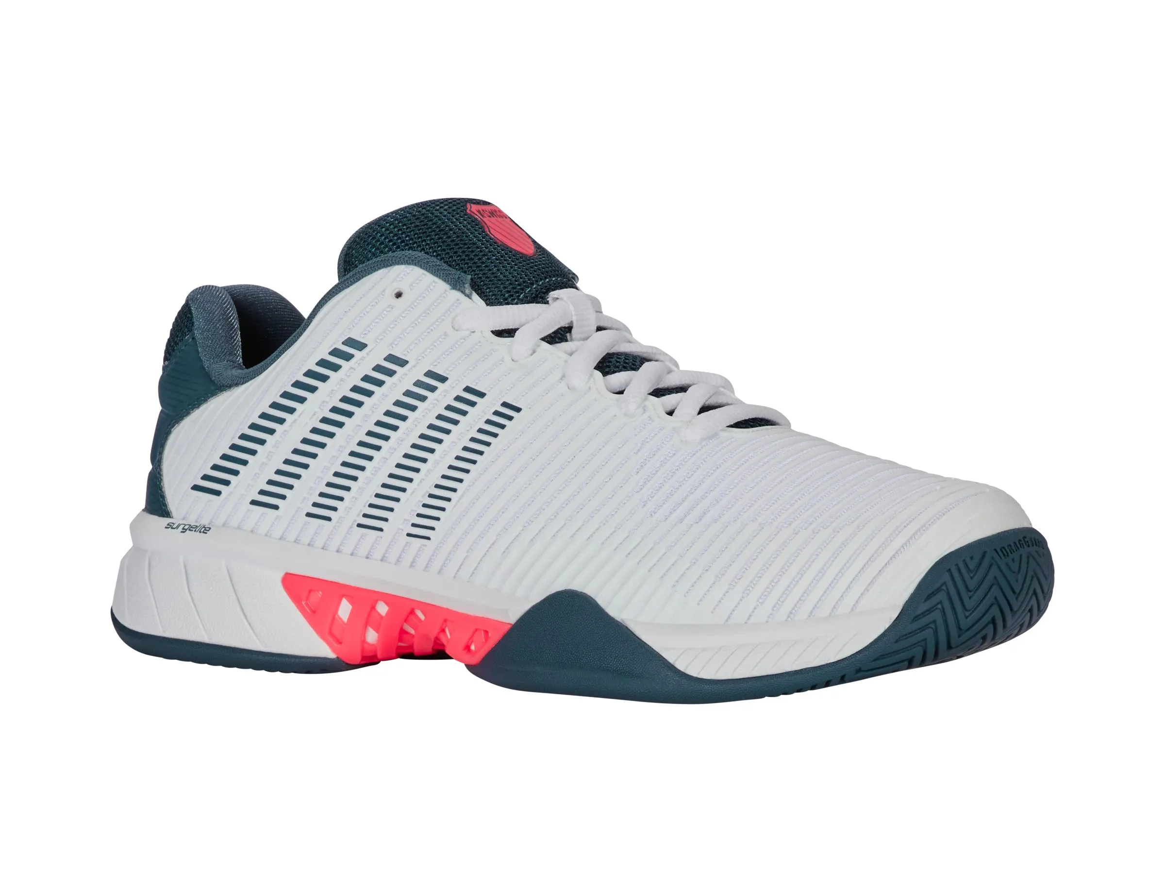 06613-129-M | HYPERCOURT EXPRESS 2 | WHITE/STARGAZER/NEON BLAZE