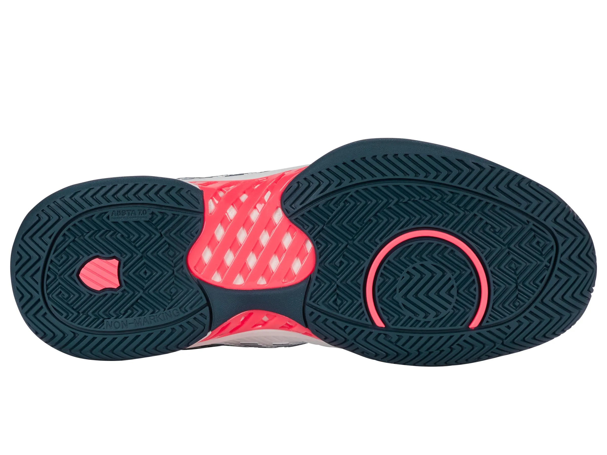 06613-129-M | HYPERCOURT EXPRESS 2 | WHITE/STARGAZER/NEON BLAZE
