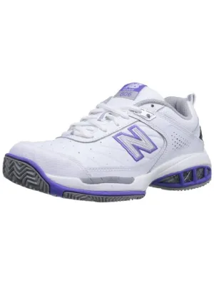 806 Tennis Womens Contrast Trim Lace Up Tennis Shoes