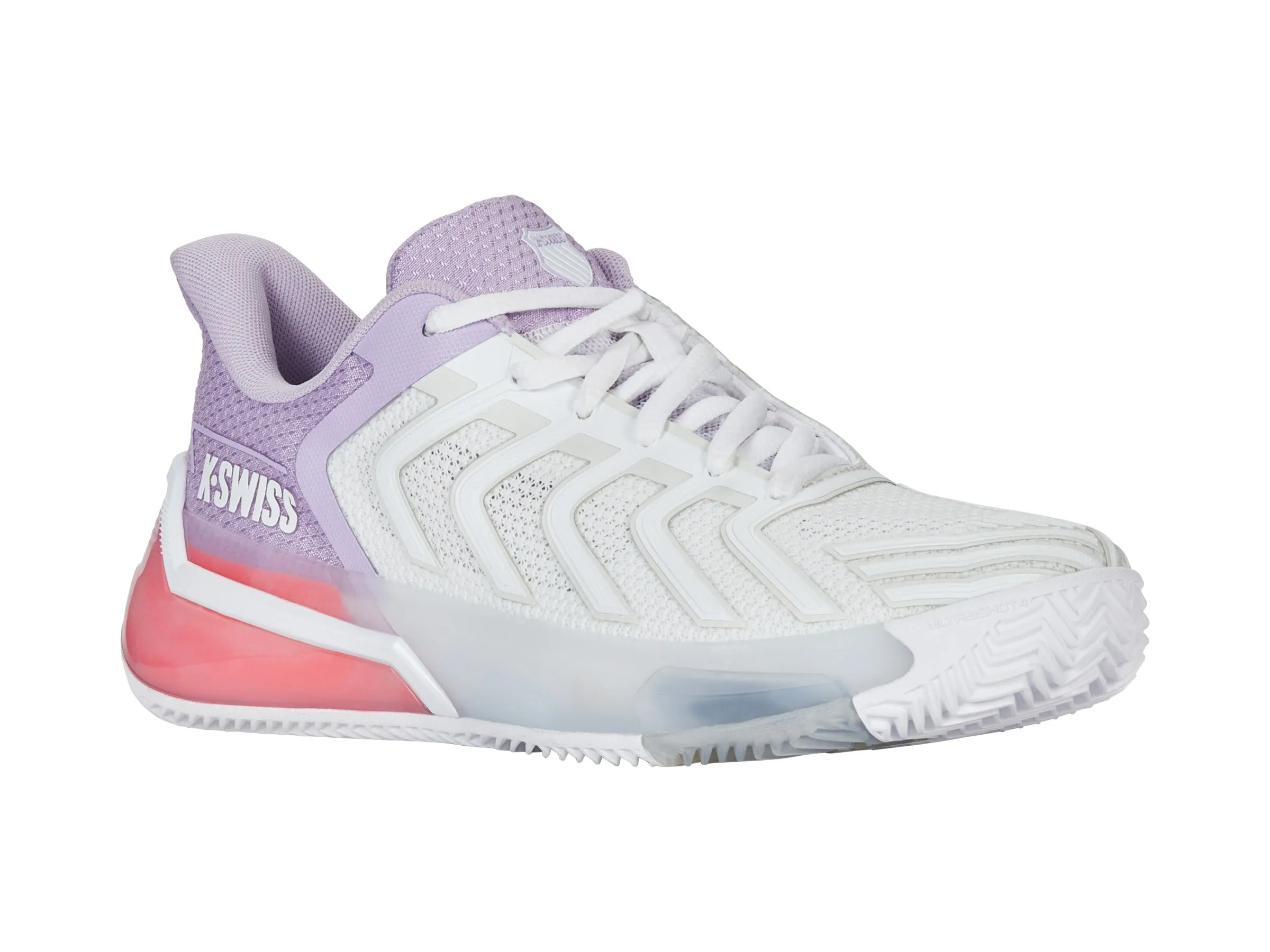 94438-182-M | ULTRASHOT 4 CLAY | WHITE/ORCHID PETAL/NEON BLAZE