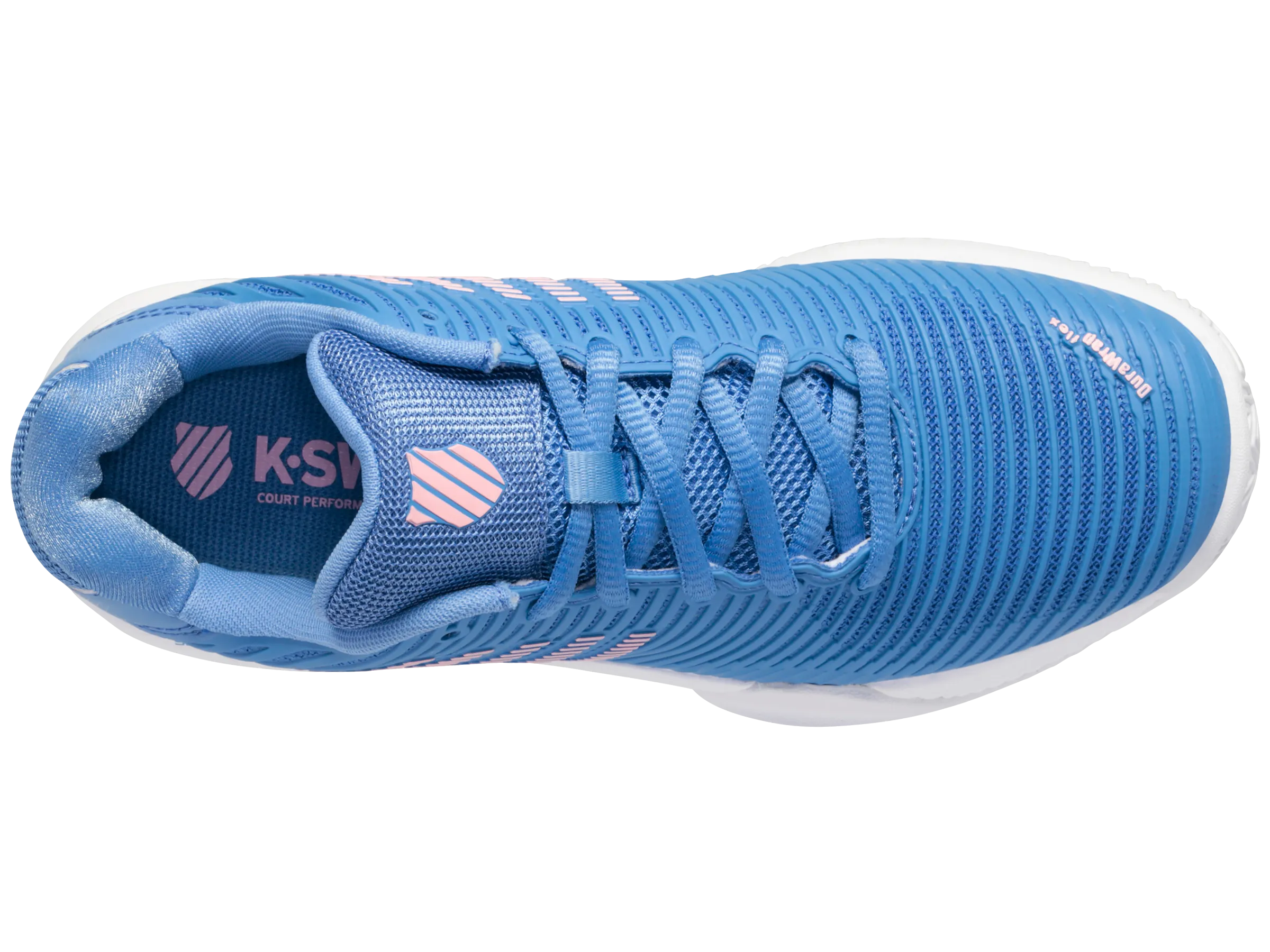 96614-454-M | HYPERCOURT EXPRESS 2 CLAY | SILVER LAKE BLUE/WHITE/ORCHID PINK