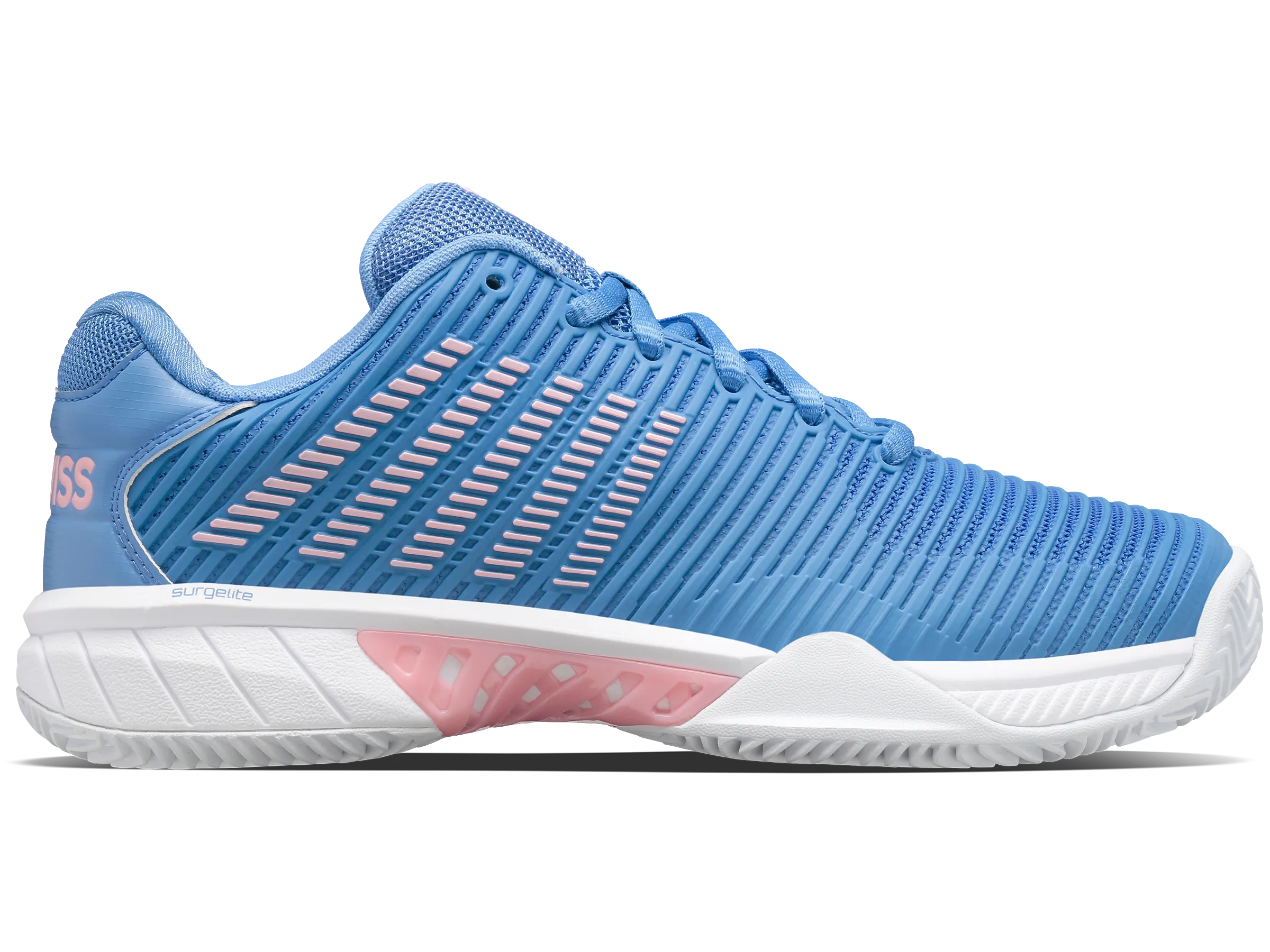 96614-454-M | HYPERCOURT EXPRESS 2 CLAY | SILVER LAKE BLUE/WHITE/ORCHID PINK