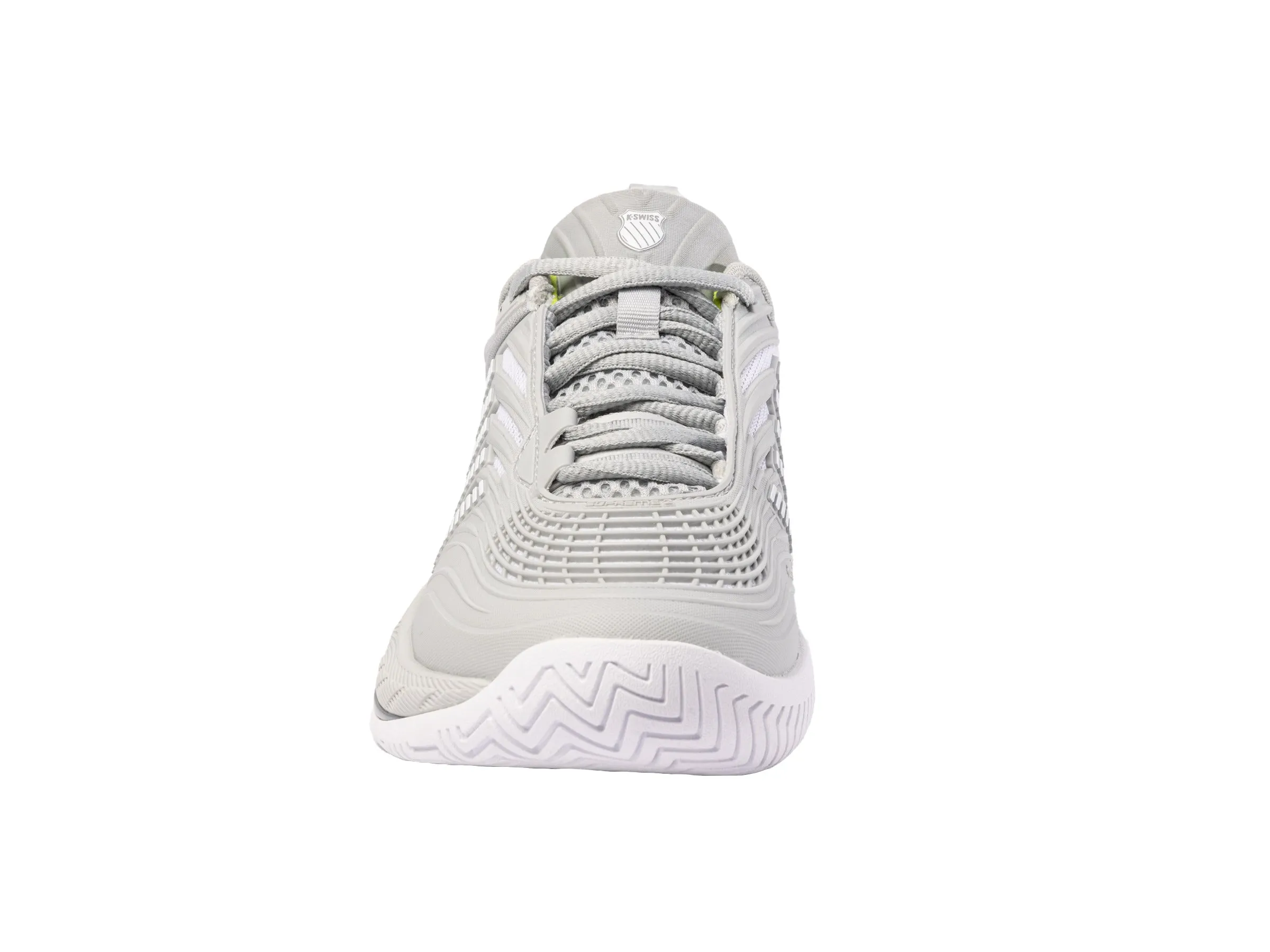 99071-034-M | HYPERCOURT SUPREME 2 | GRAY VIOLET/WHITE/LIME GREEN