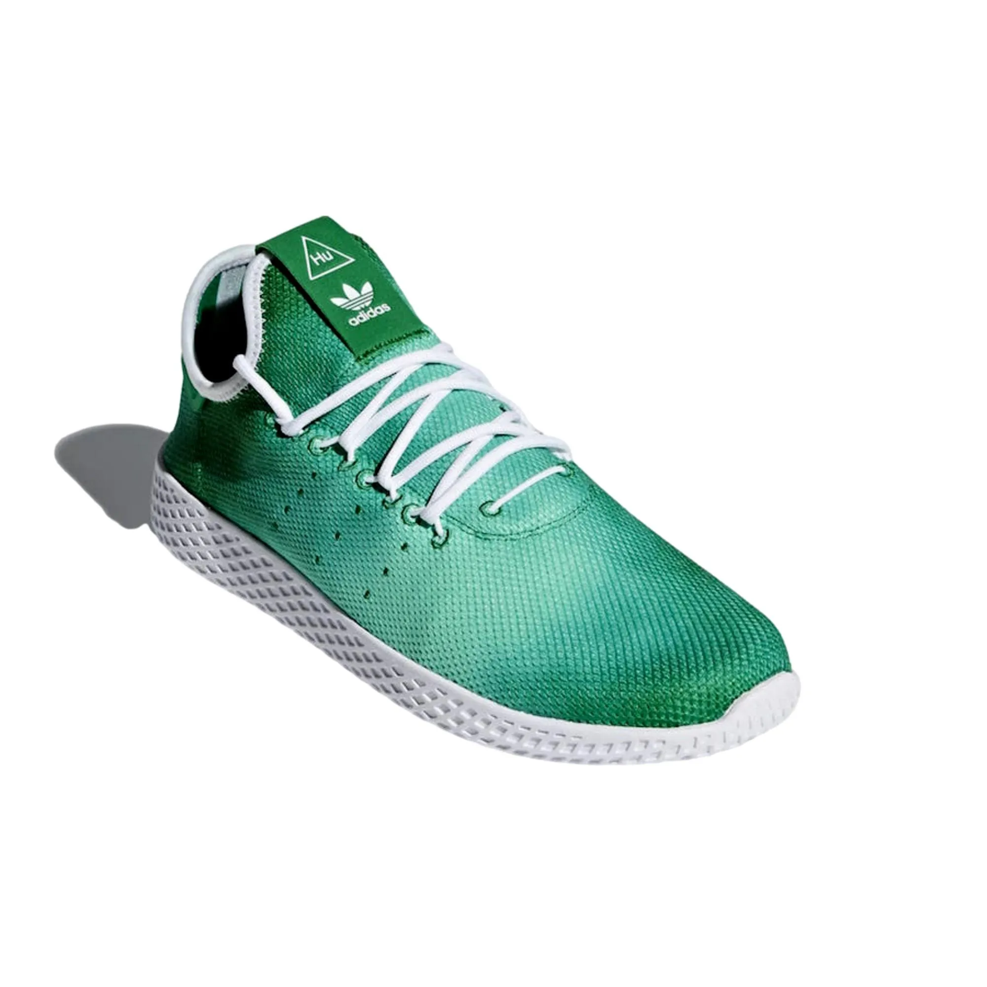 Adidas Pharrell Williams Tennis Hu Bright Green/Footwear White-Footwear White  DA9619 Men's