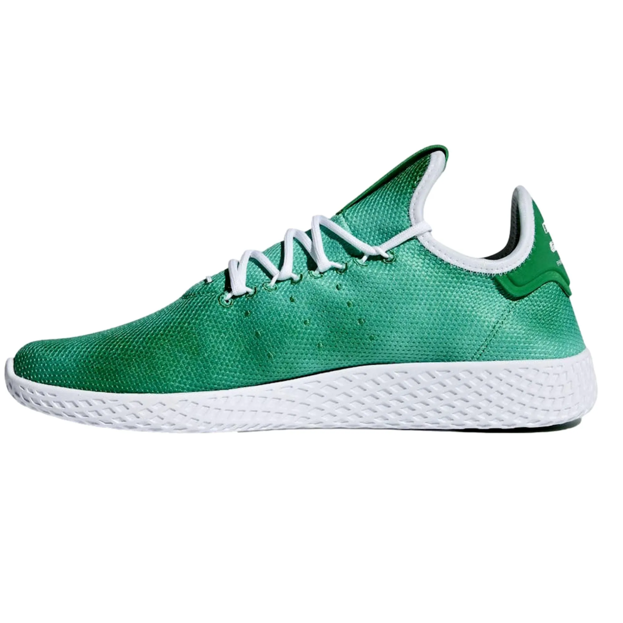 Adidas Pharrell Williams Tennis Hu Bright Green/Footwear White-Footwear White  DA9619 Men's