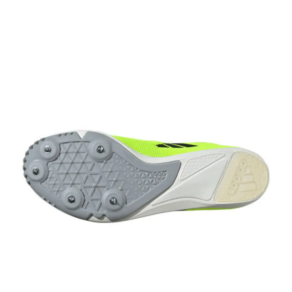 Adidas Unisex All Round Star J Running Shoes in Lucid Lemon/Core Black/Halo Silver SS25