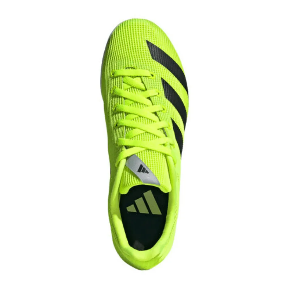 Adidas Unisex All Round Star J Running Shoes in Lucid Lemon/Core Black/Halo Silver SS25