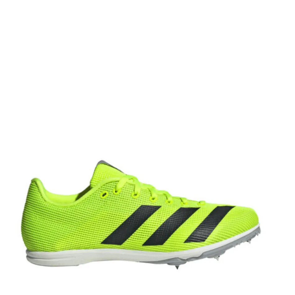 Adidas Unisex All Round Star J Running Shoes in Lucid Lemon/Core Black/Halo Silver SS25