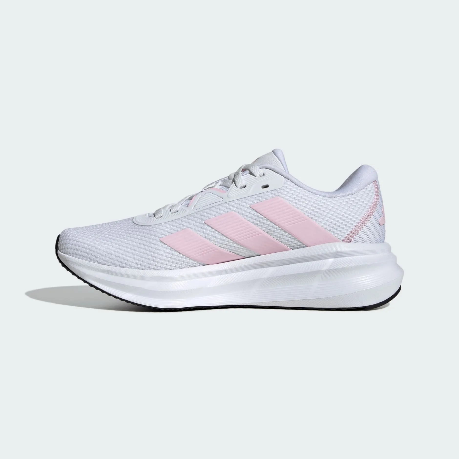ADIDAS WOMEN'S GALAXY 7 WHITE/PINK RUNNING SHOES