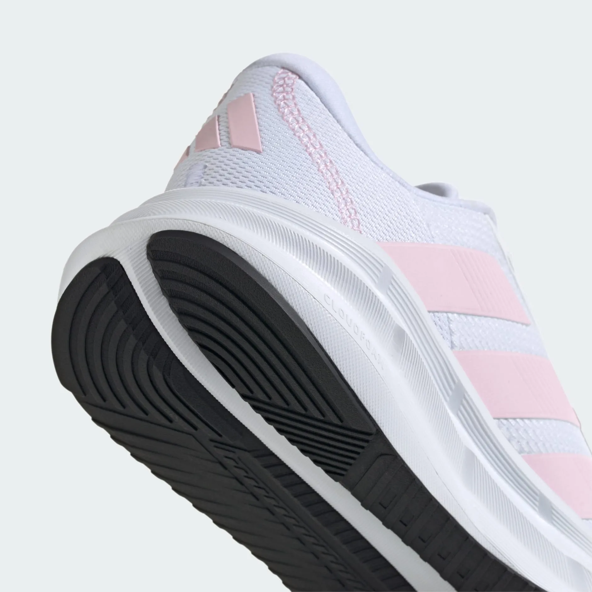 ADIDAS WOMEN'S GALAXY 7 WHITE/PINK RUNNING SHOES