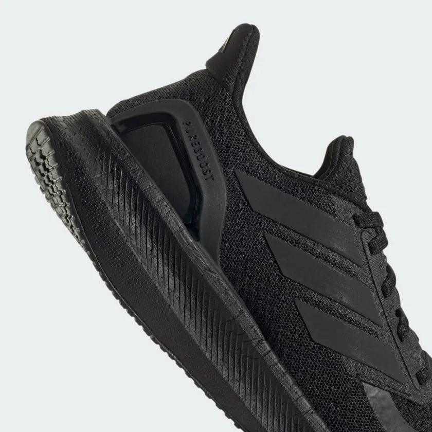 ADIDAS WOMEN'S PUREBOOST 5 TRIPLE BLACK RUNNING SHOES