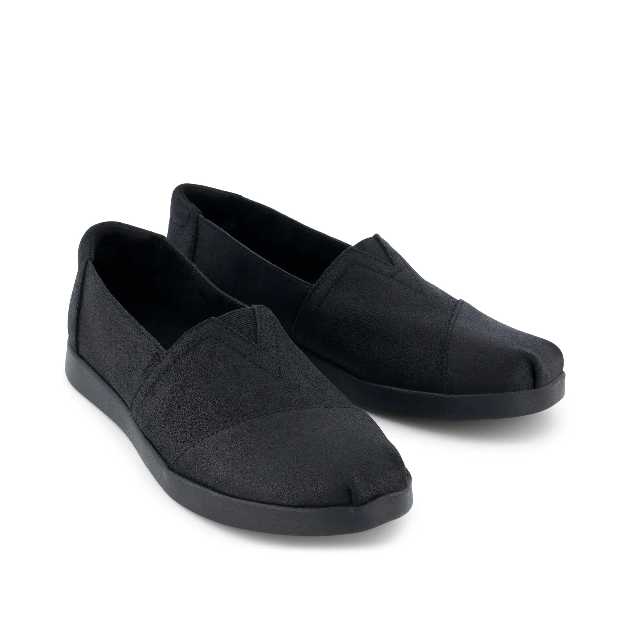 Alpargata Plus Black Metallic Suede