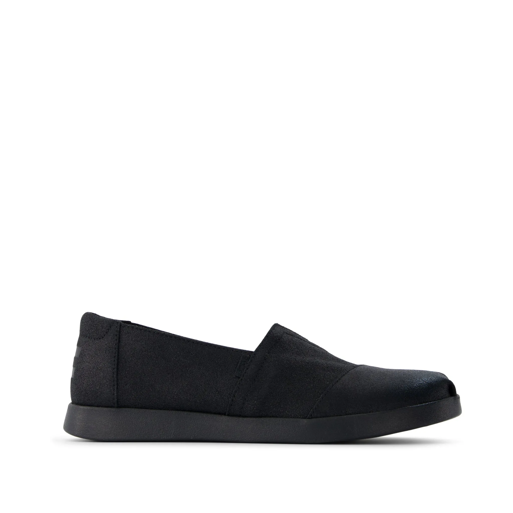 Alpargata Plus Black Metallic Suede