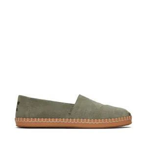 Alpargata Vetiver Suede Leather Wrap