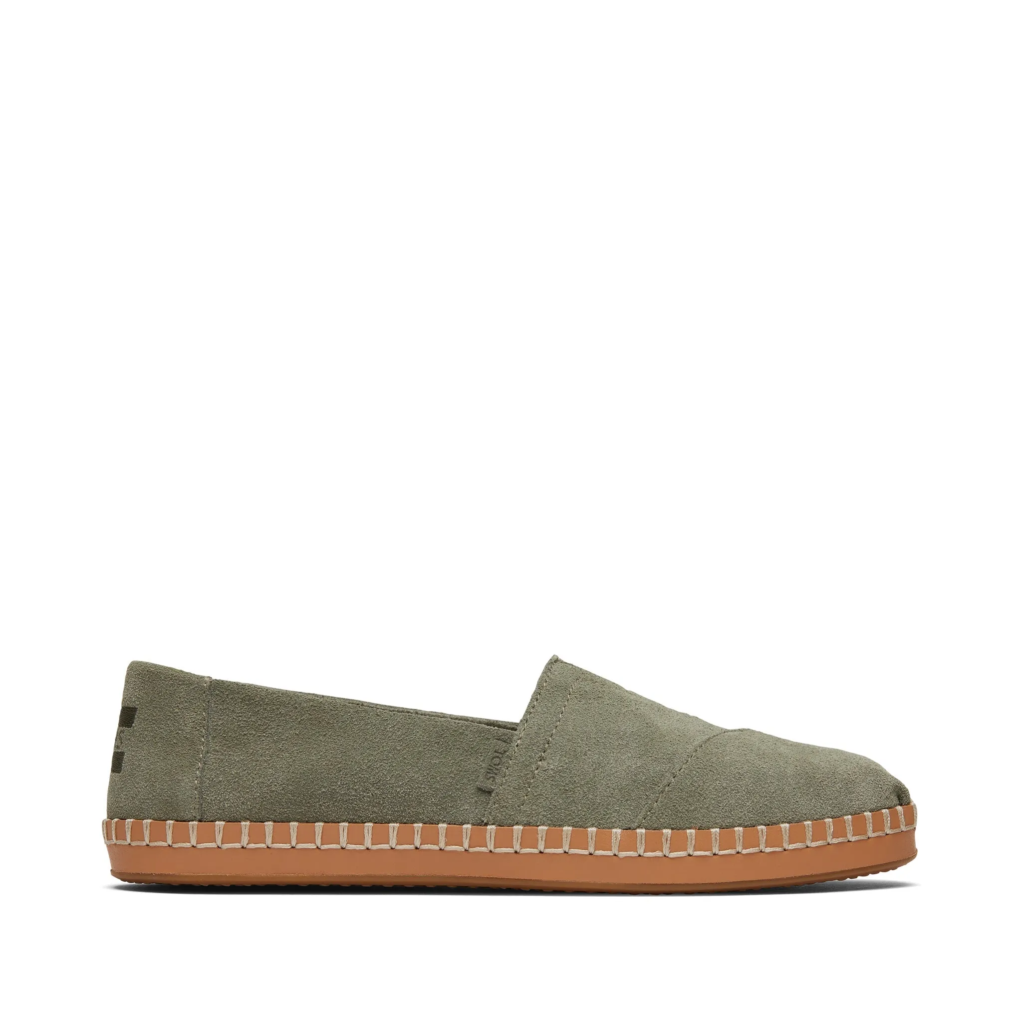 Alpargata Vetiver Suede Leather Wrap