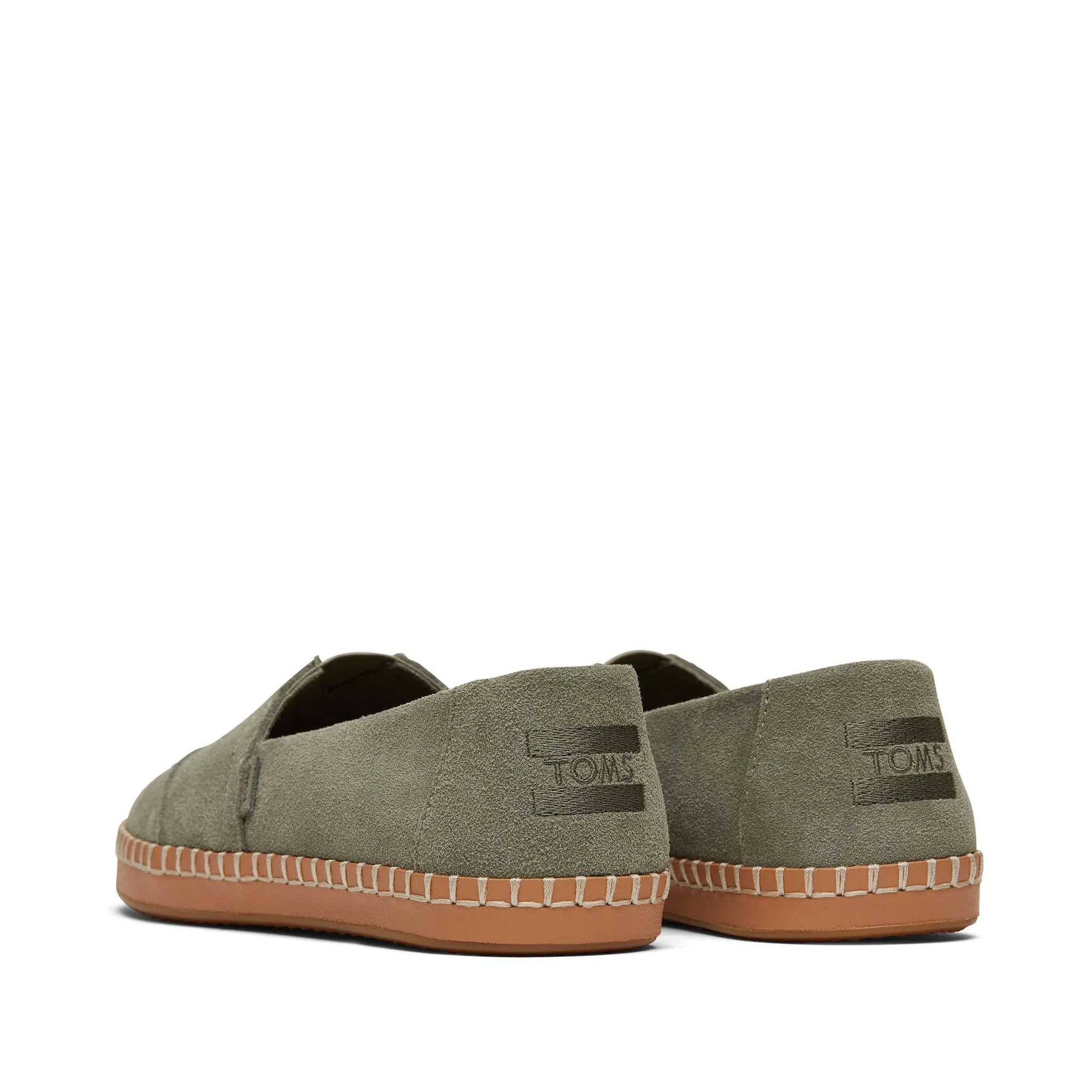 Alpargata Vetiver Suede Leather Wrap