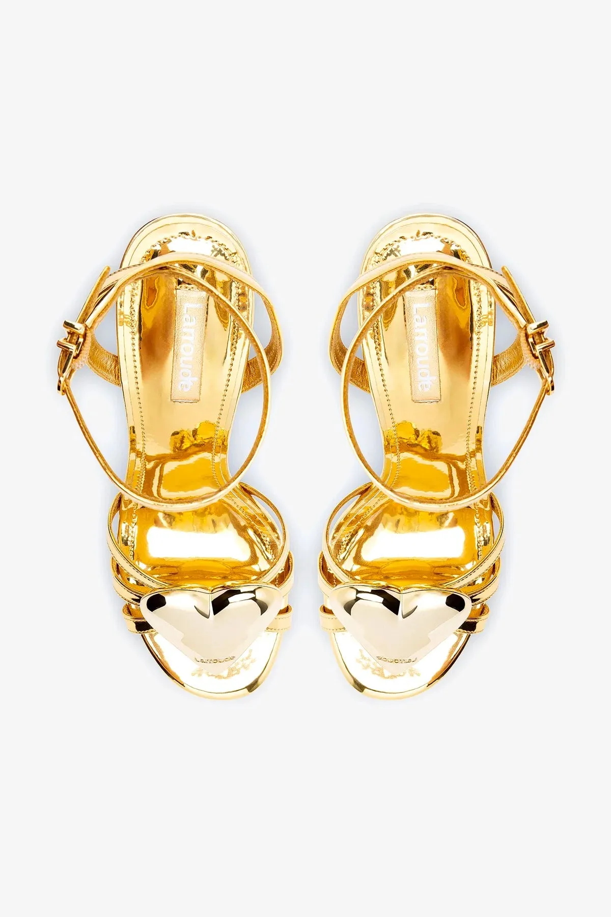 Amore Sandal in Gold Specchio