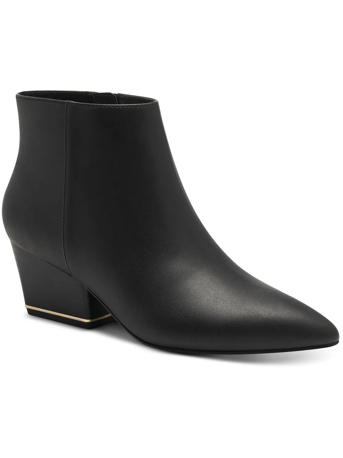 Armena  Womens Faux Leather Pointed Toe Booties