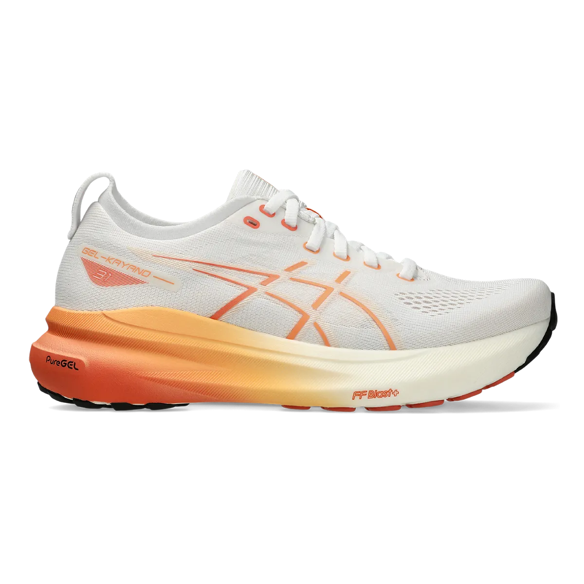Asics Gel Kayano 31 - White - Faded Orange