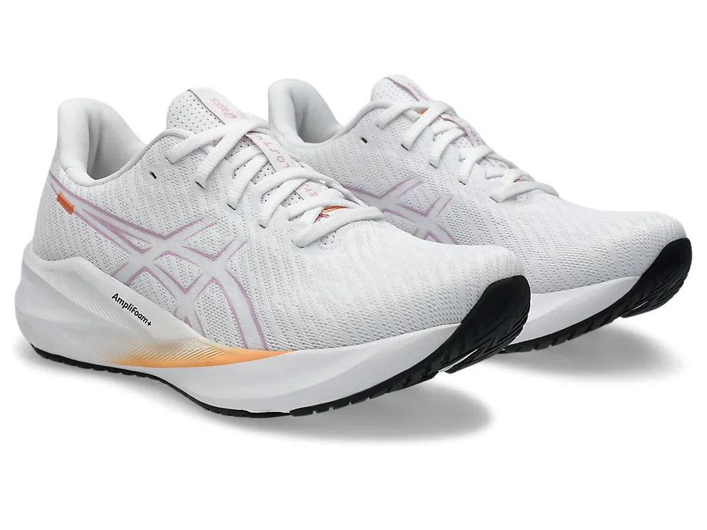 ASICS WOMEN'S VERABLAST 4 WHITE/UBE RUNNING SHOES