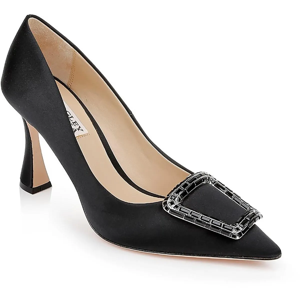 Aubree Womens Velvet Pointed Toe Pumps