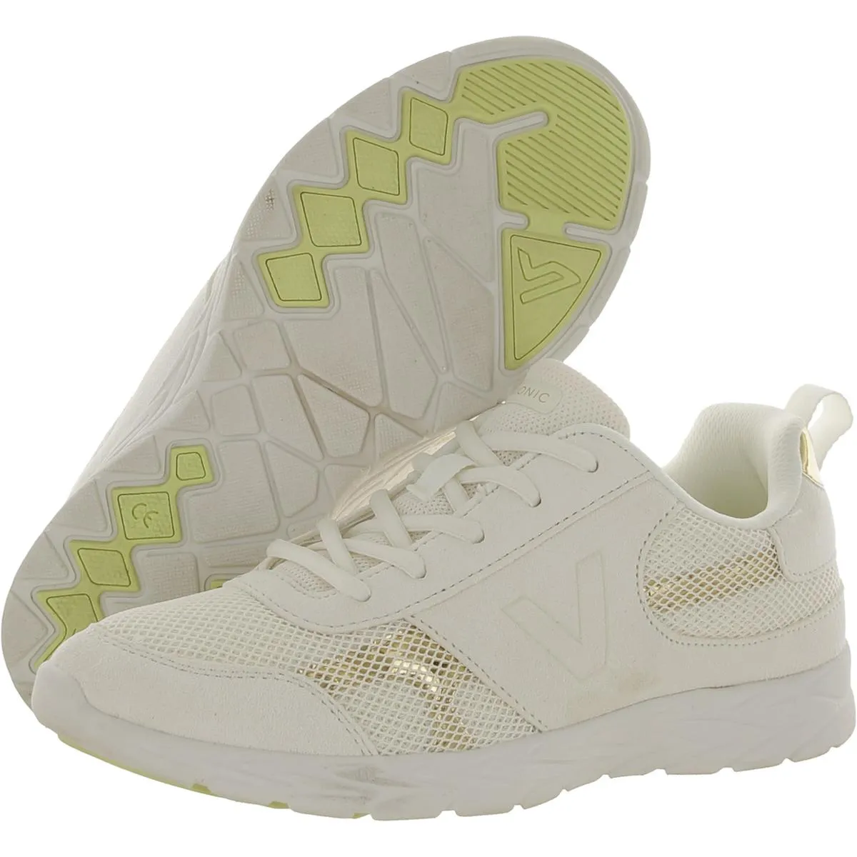 Aviate Womens Suede Trim Performance Running Shoes