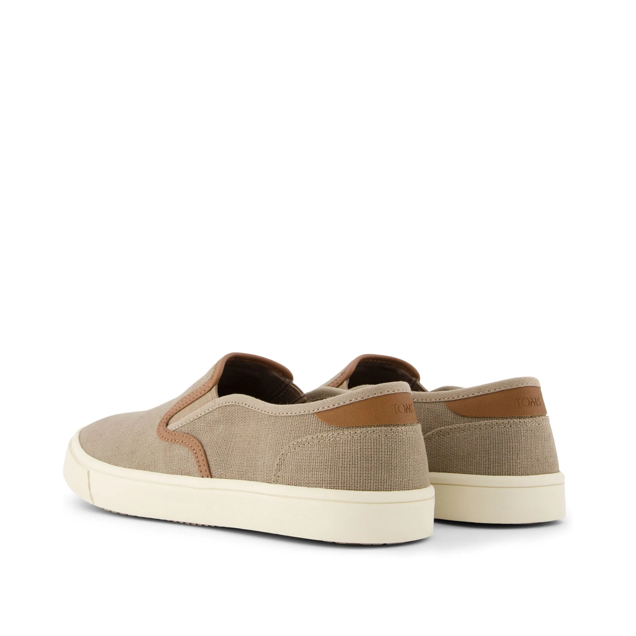 Baja Taupe Heritage Canvas Slip On Sneaker