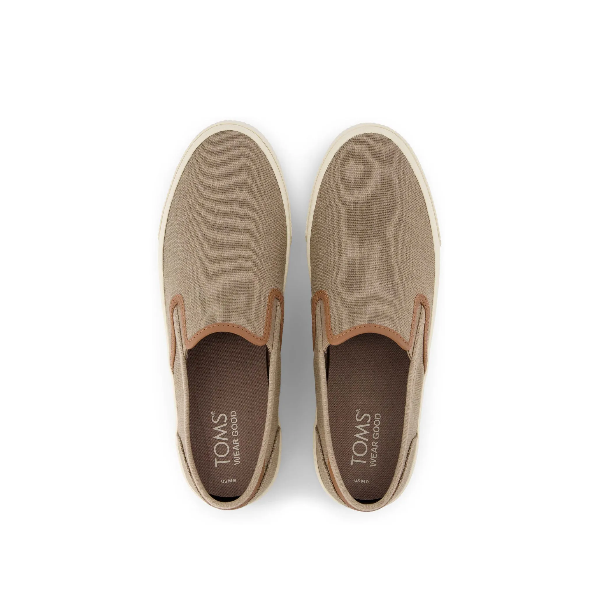 Baja Taupe Heritage Canvas Slip On Sneaker