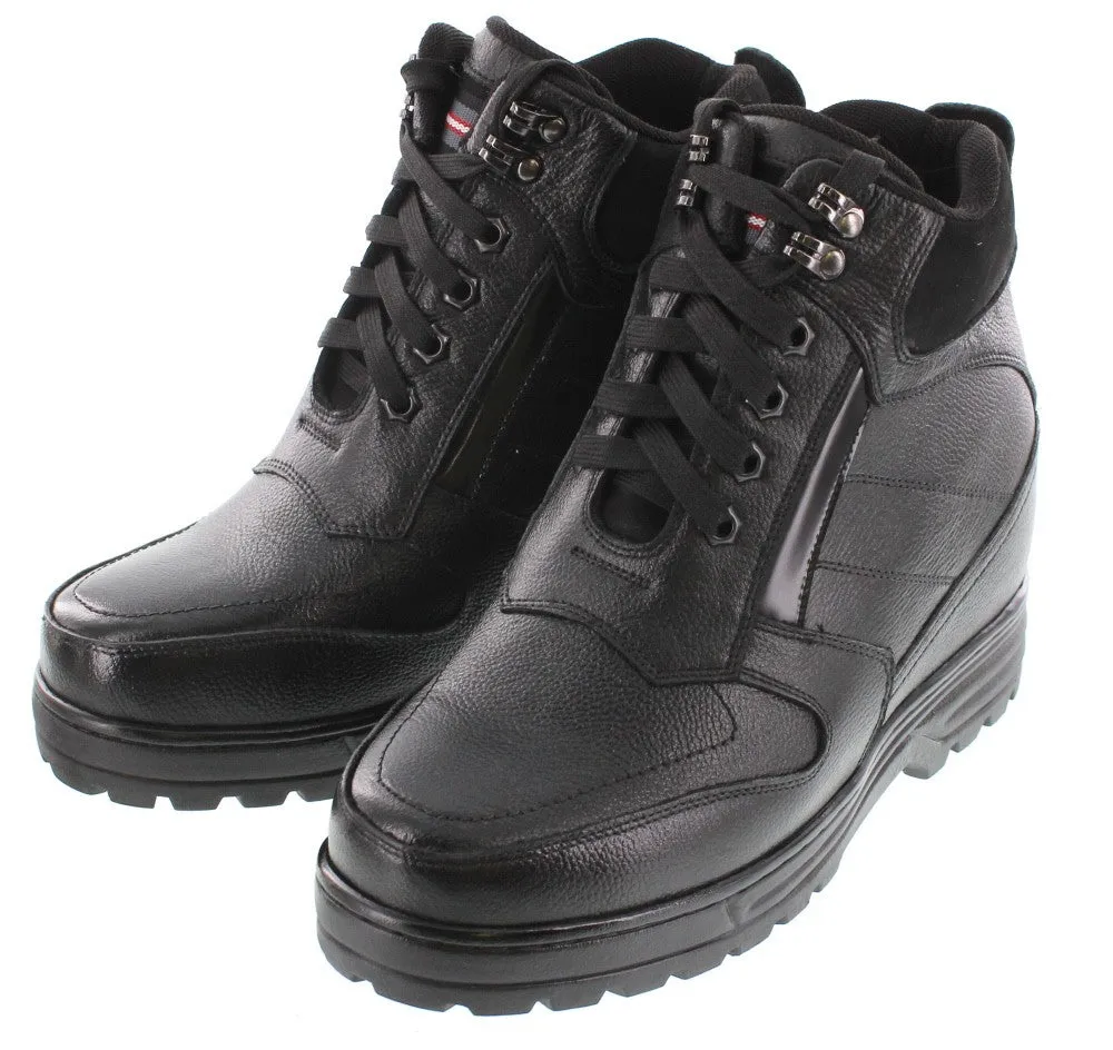 CALDEN Black 5.2" Taller Men's Elevator Boots K881805