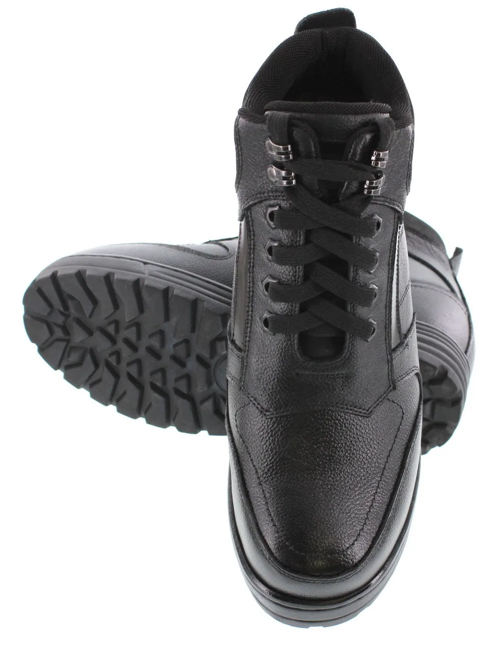 CALDEN Black 5.2" Taller Men's Elevator Boots K881805