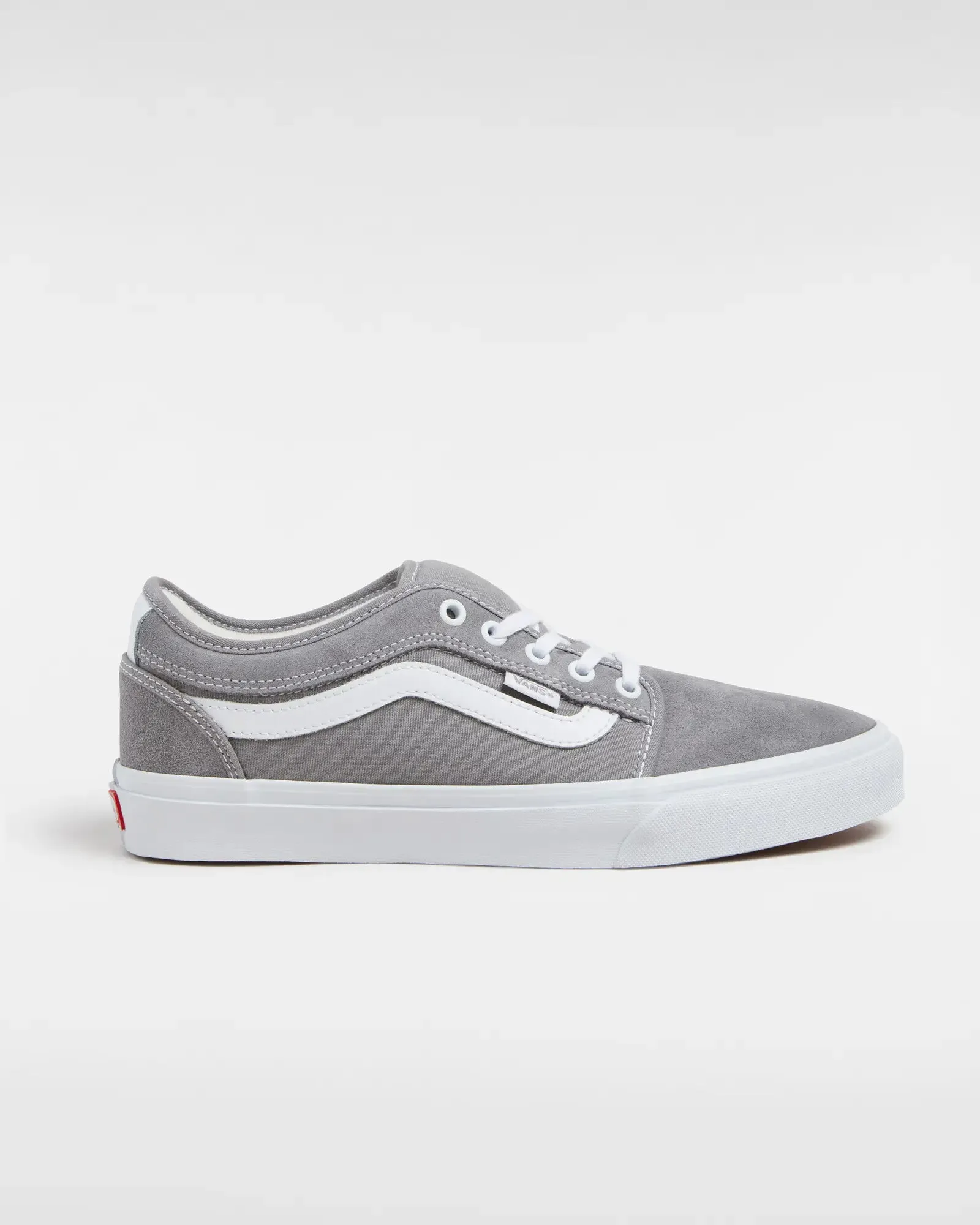 Chukka Low Sidestripe Shoes in Light Grey