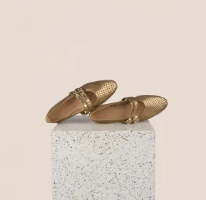Como 2 Buckle  - Perforated Gold Foil