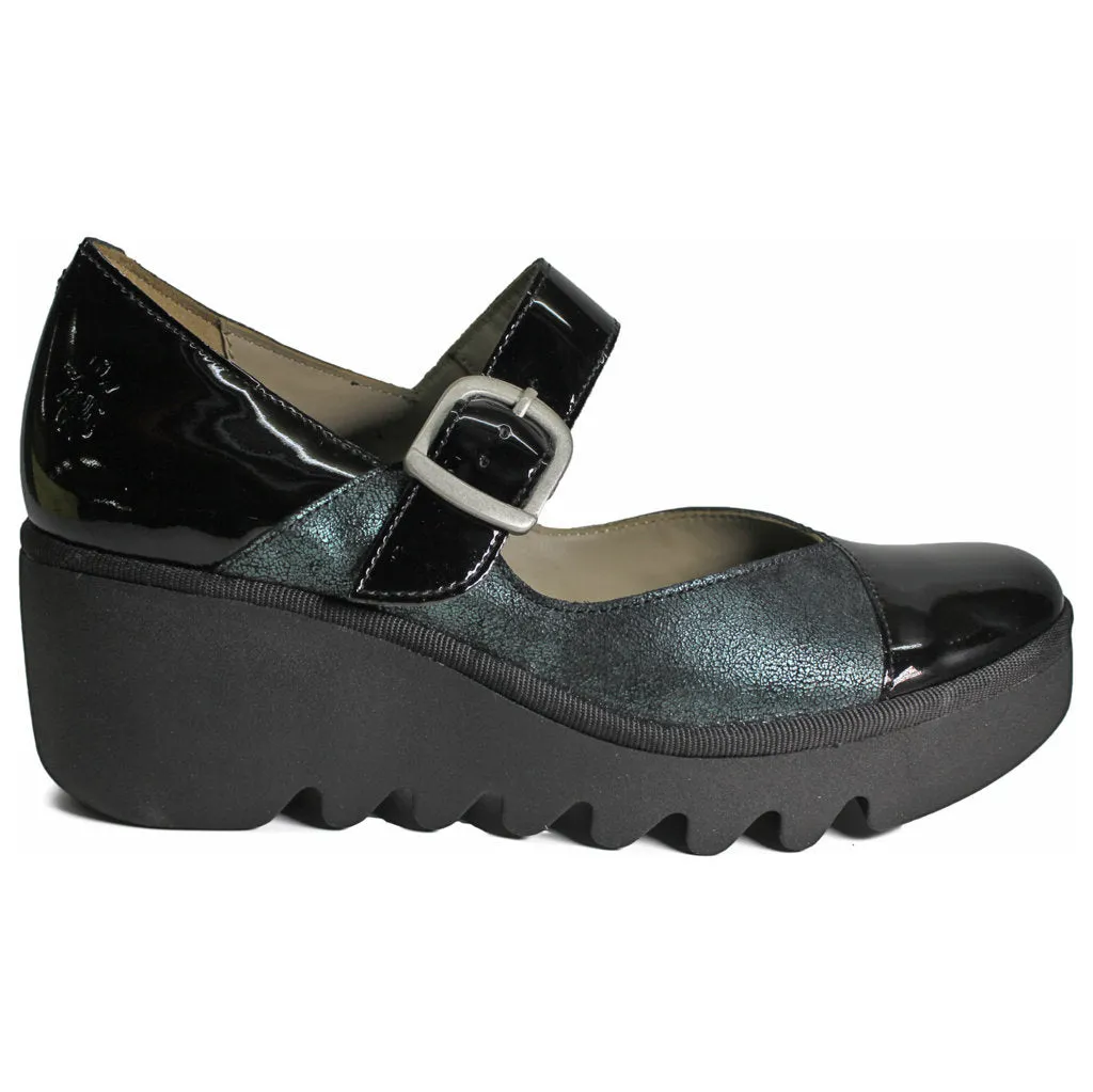 Fly London Baxe428Fly Atlantis Leather Women's Wedge Shoes