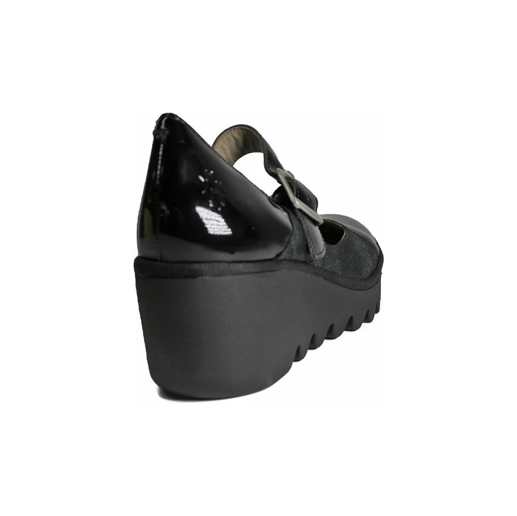 Fly London Baxe428Fly Atlantis Leather Women's Wedge Shoes