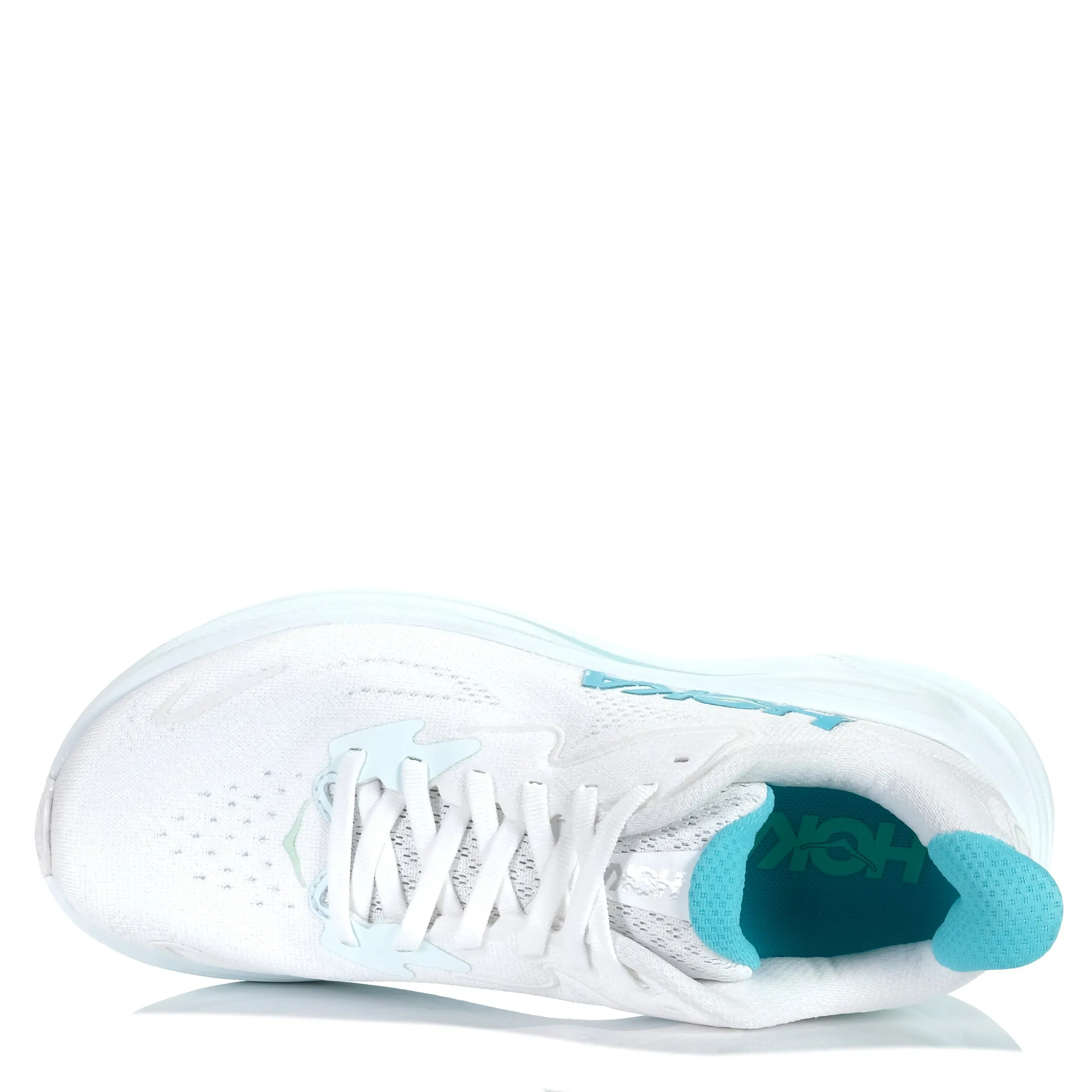 Hoka Clifton 10 (B) White/Cielo Blue