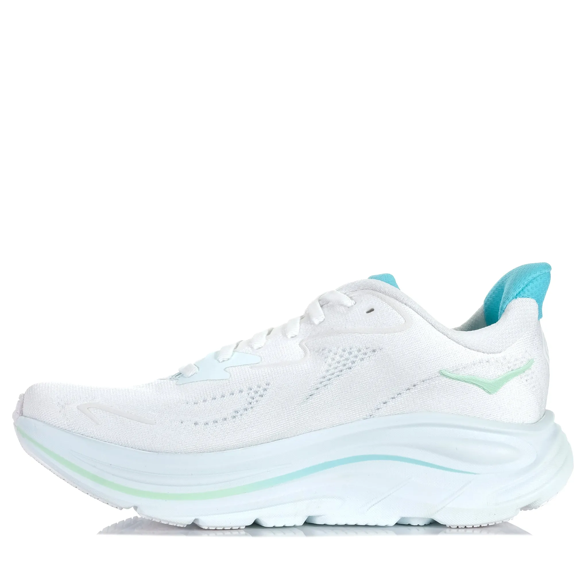 Hoka Clifton 10 (B) White/Cielo Blue