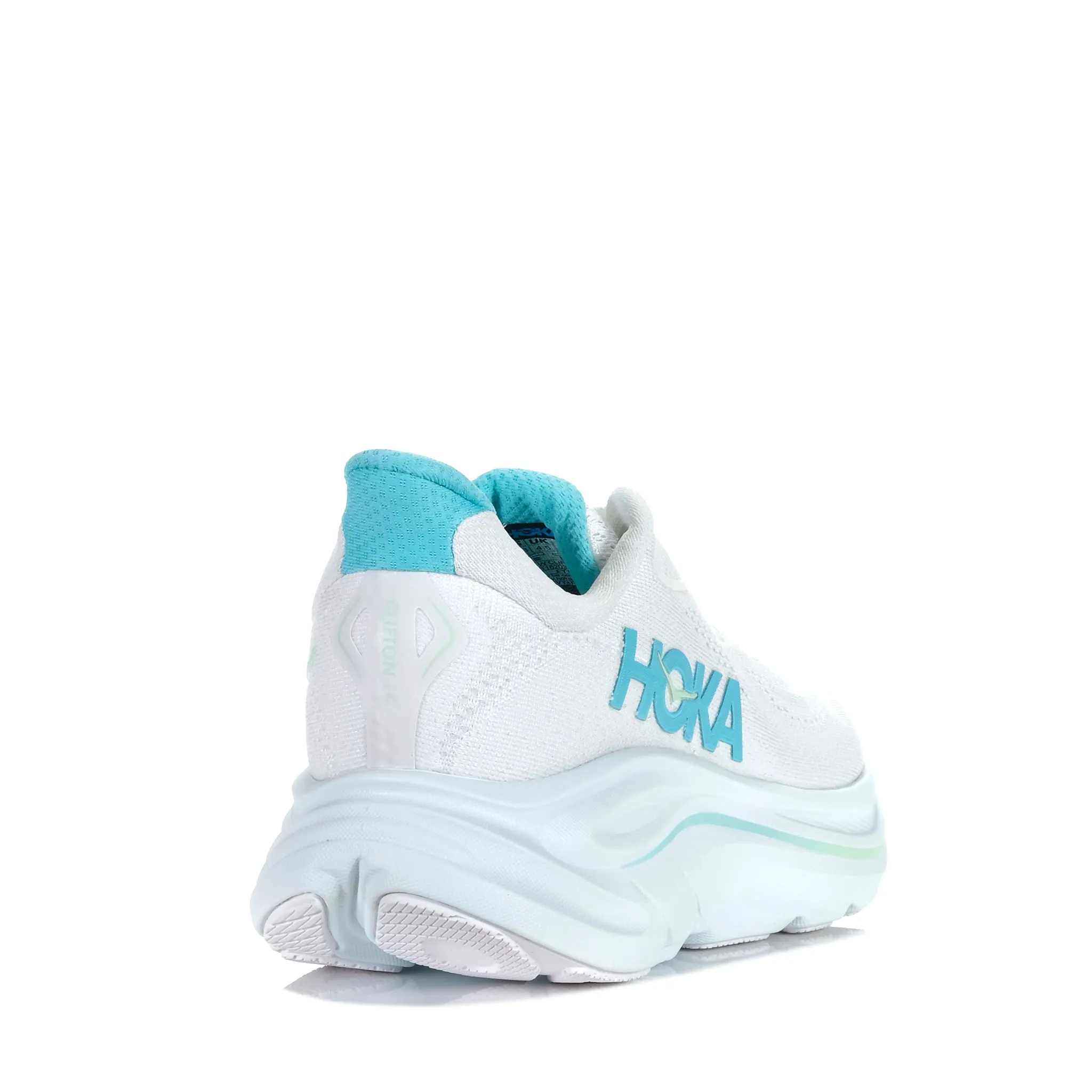 Hoka Clifton 10 (B) White/Cielo Blue