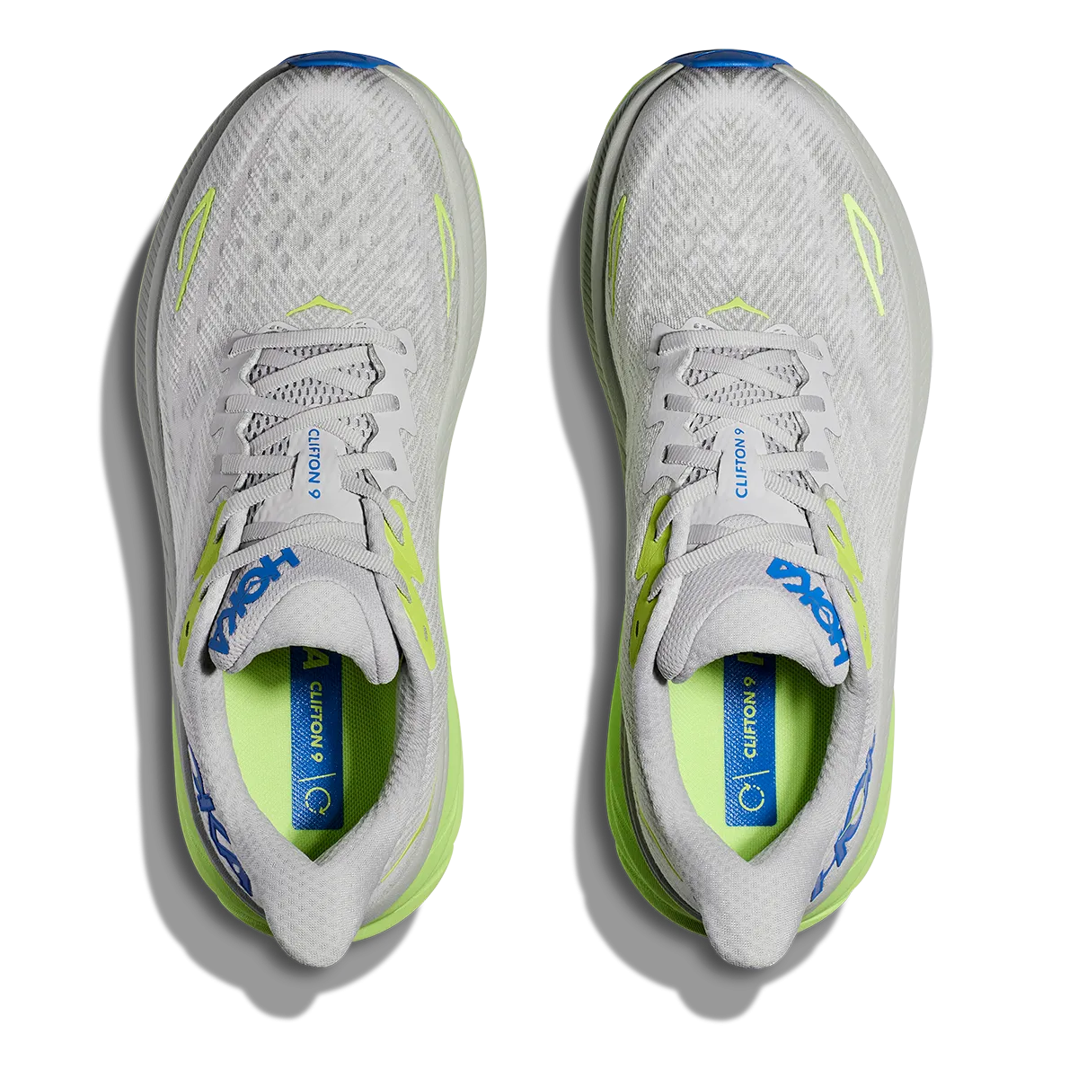 Hoka Clifton 9 - Stardust - Electric Cobalt