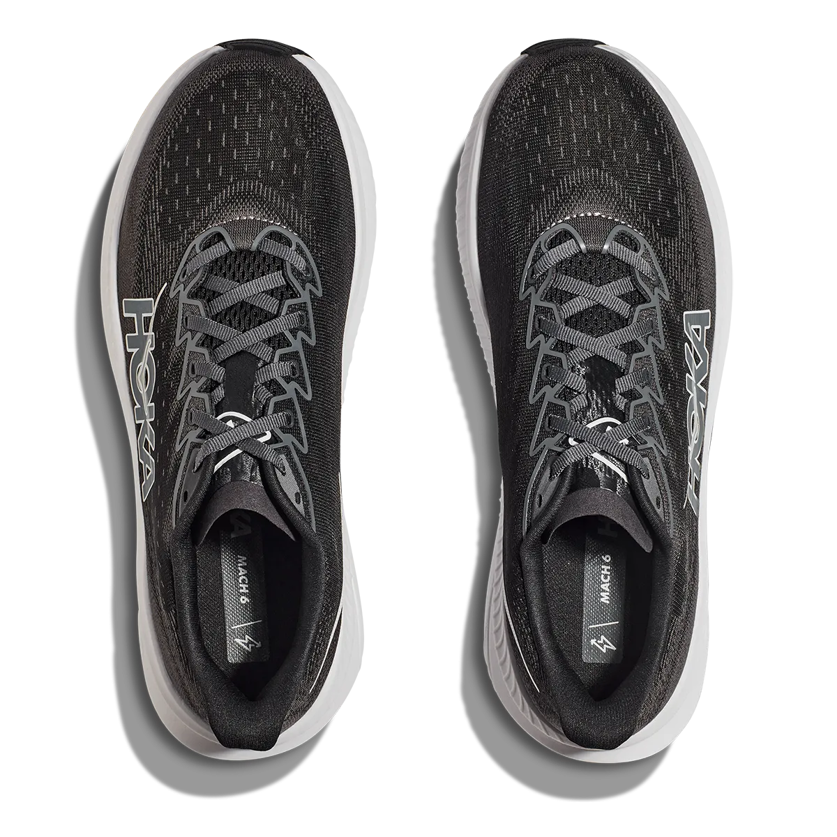 Hoka Mach 6 - Black - White