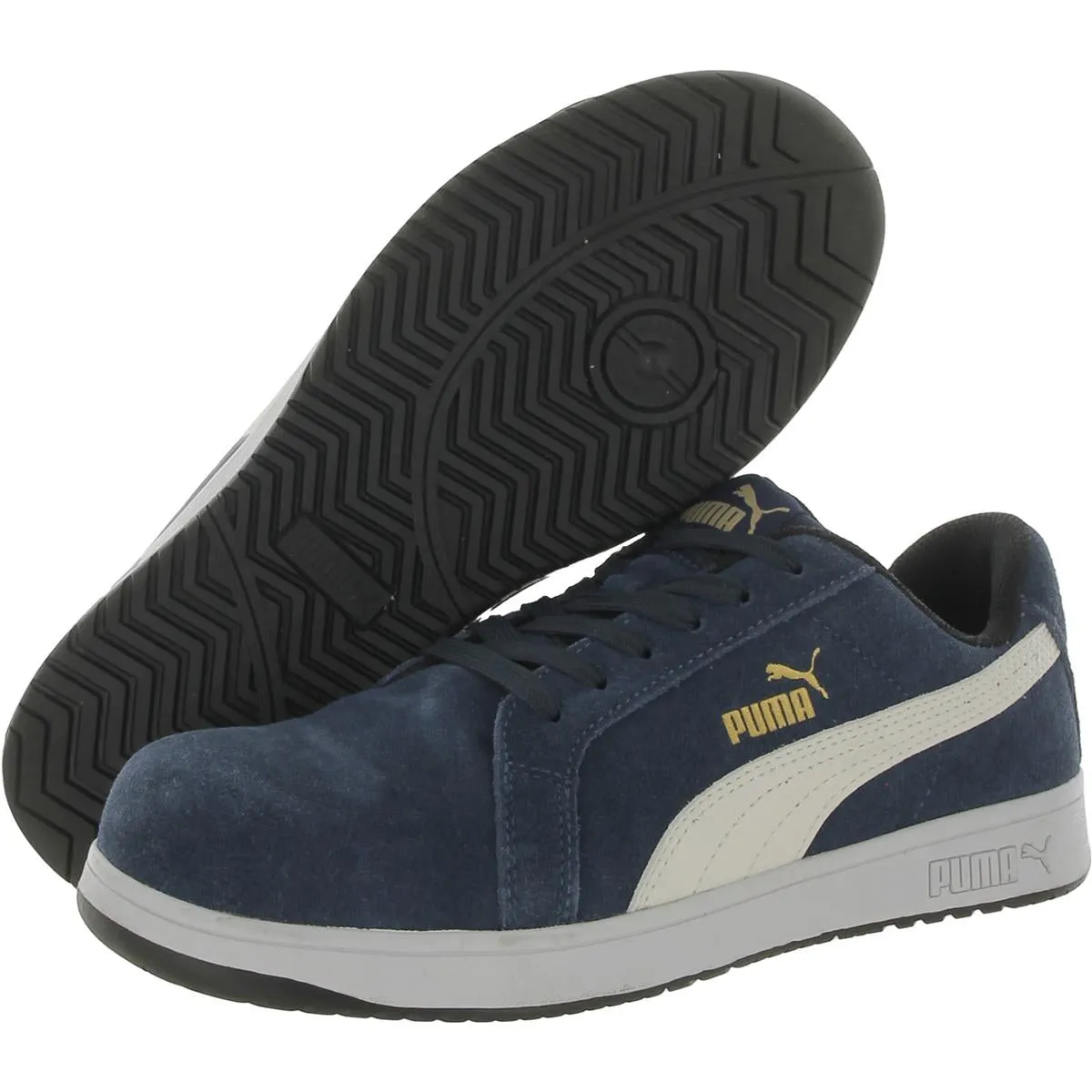 Iconic Mens Suede Composite Toe Work & Safety Shoes