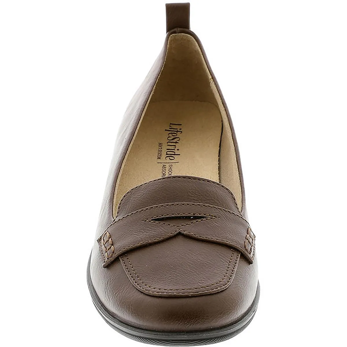 IVONNE Womens Faux Leather Round toe Flat Shoes