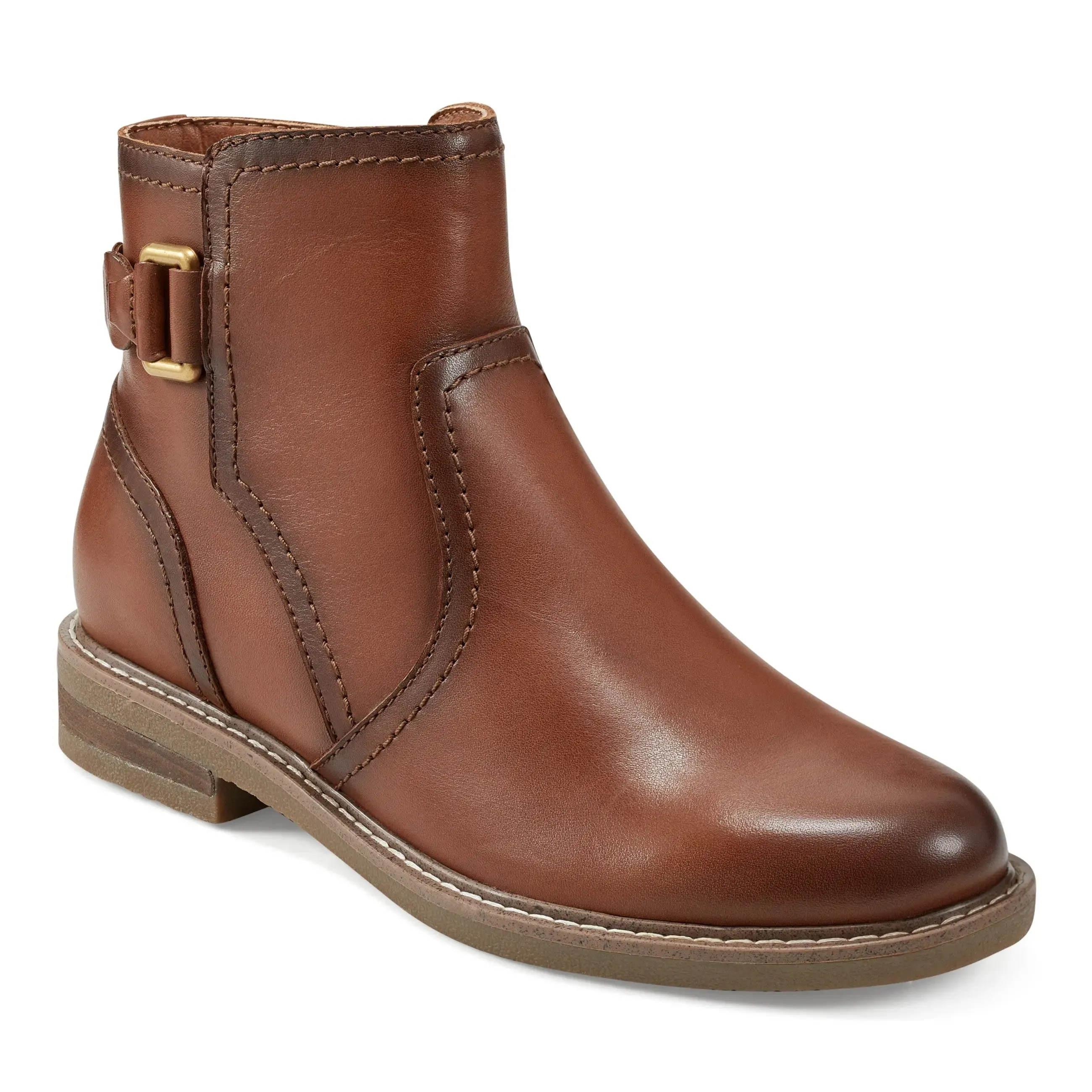 Jenna Round Toe Casual Booties