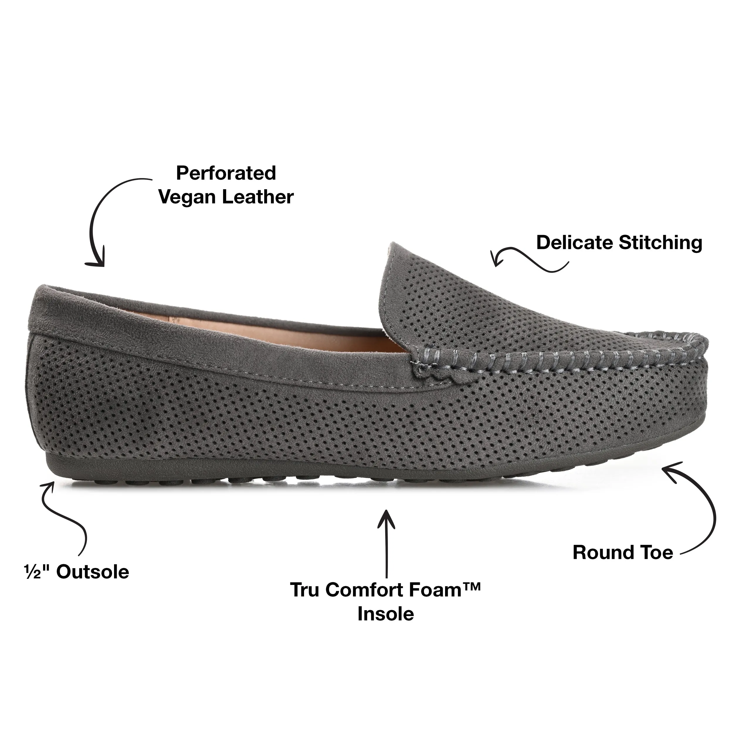 Journee Collection Women's Comfort Halsey Loafer