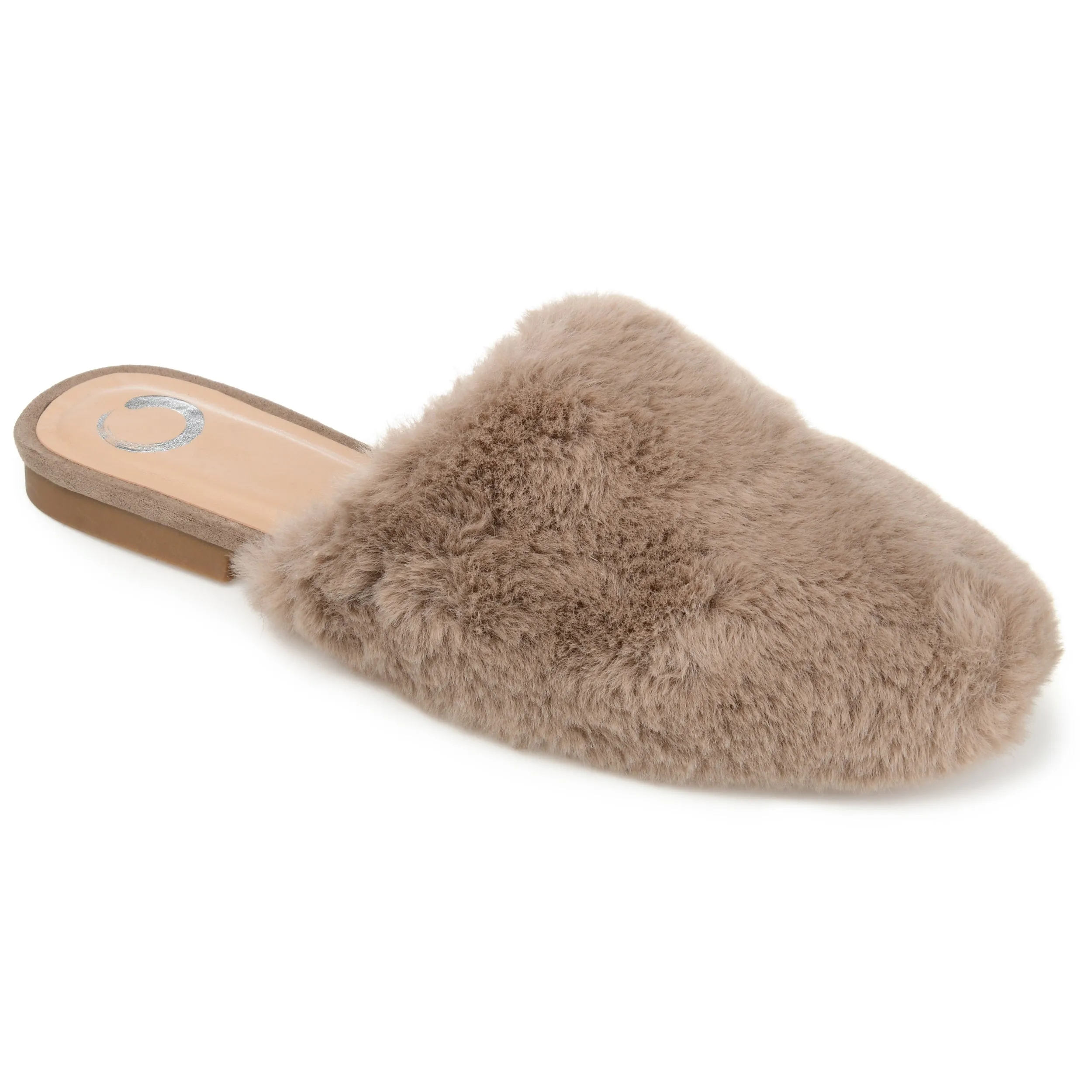 Journee Collection Women's Faux Fur Evelin Mule