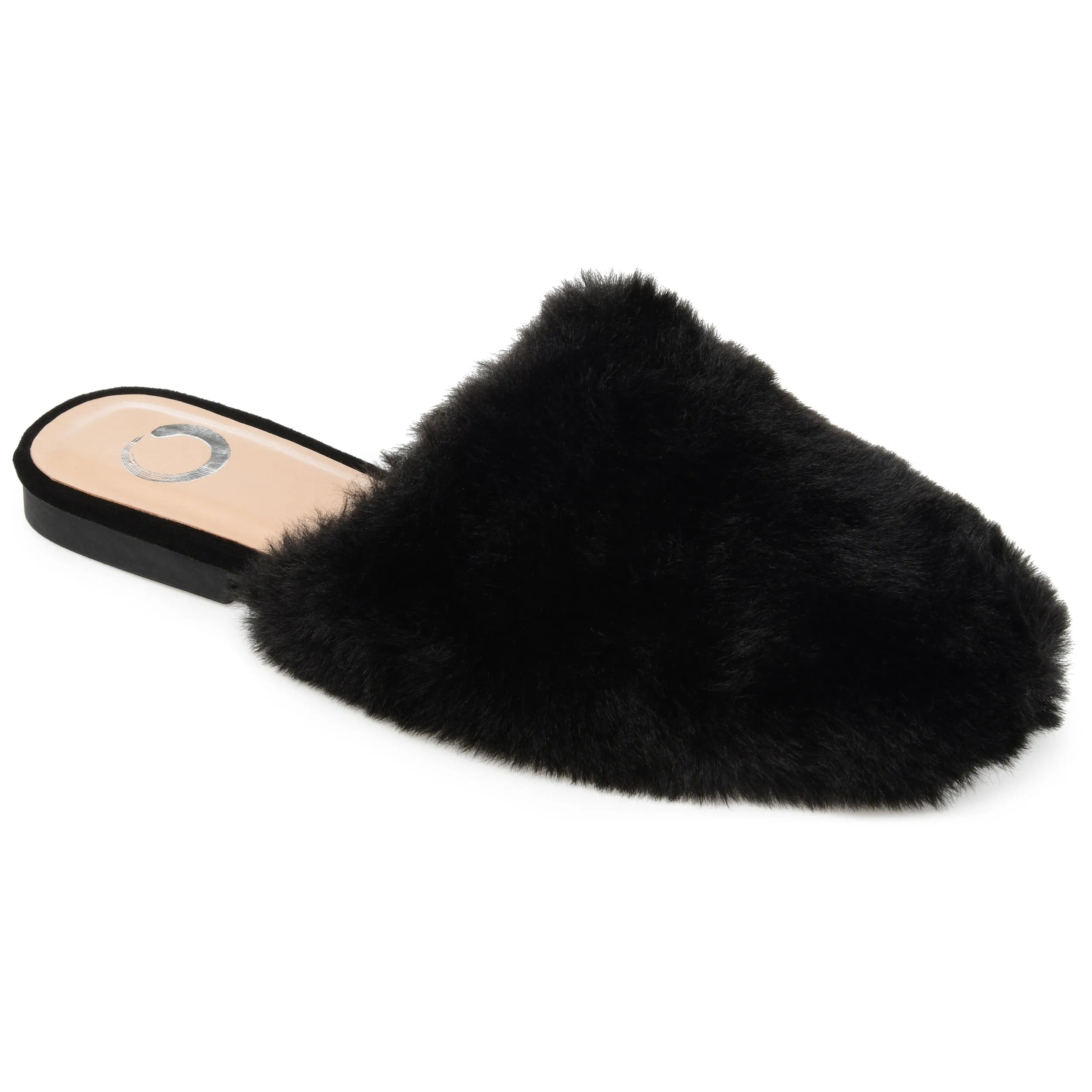 Journee Collection Women's Faux Fur Evelin Mule