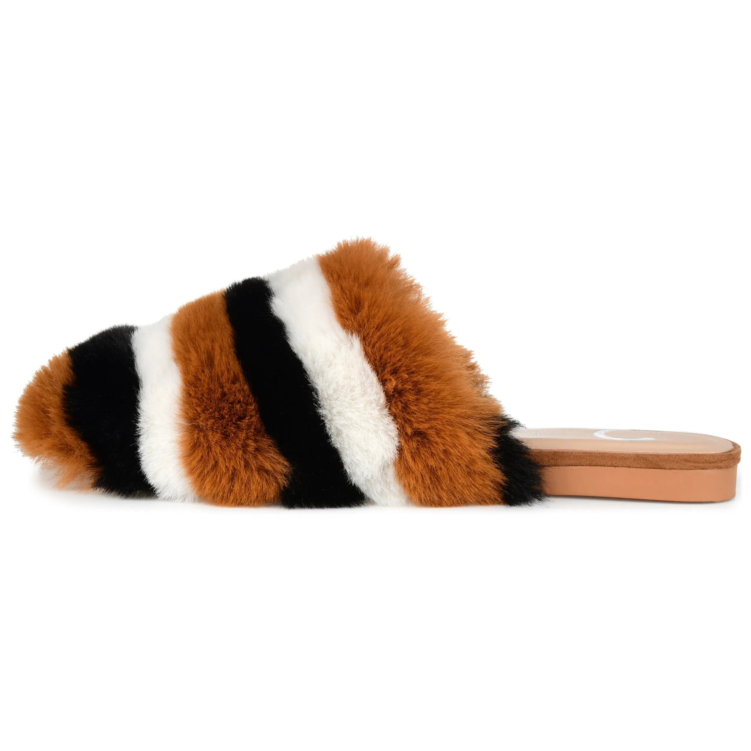 Journee Collection Women's Faux Fur Evelin Mule