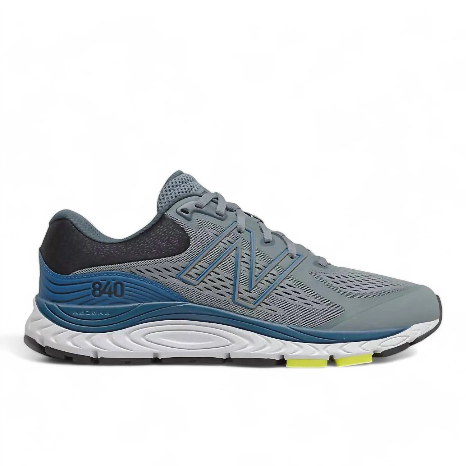 Men's 840 V5 Running Shoes In Grey/blue