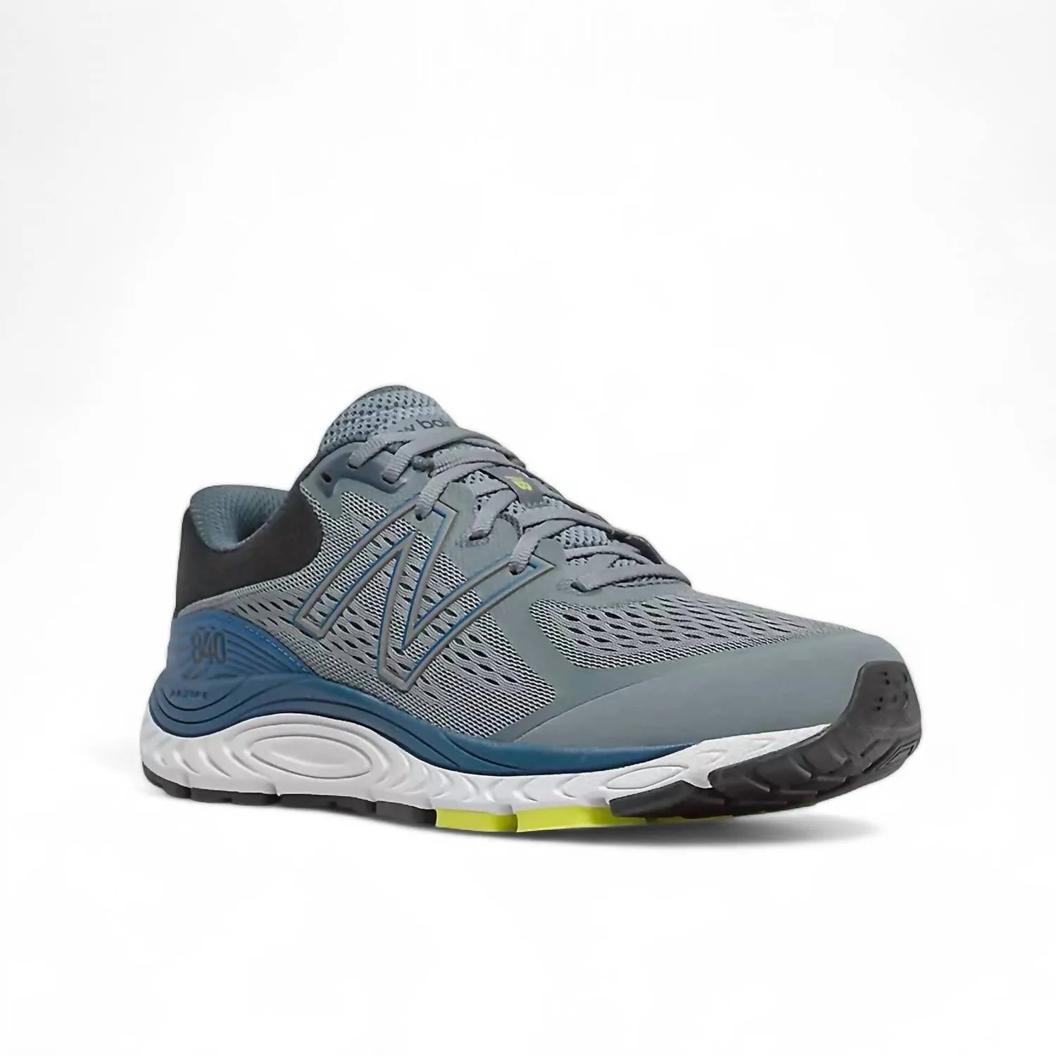 Men's 840 V5 Running Shoes In Grey/blue
