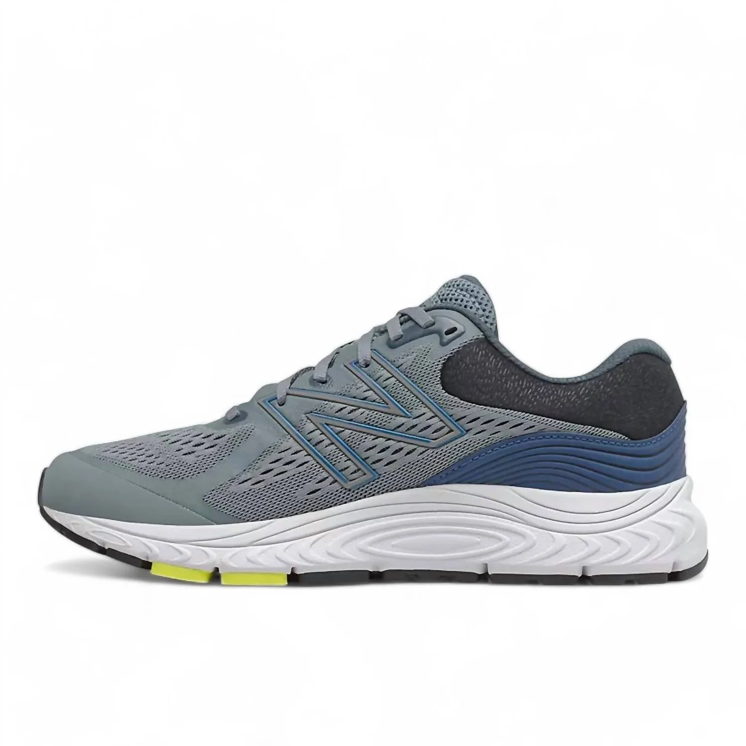 Men's 840 V5 Running Shoes In Grey/blue