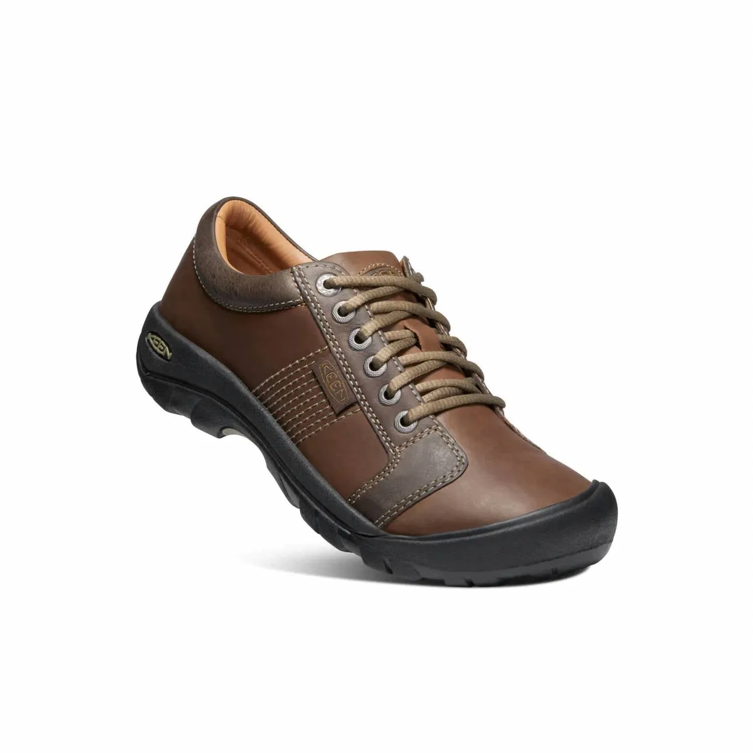 Men's Austin Shoes - Wide In Chocolate Brown